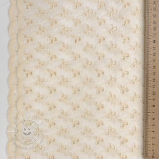 Baumwollstoff EMBROIDERY Rosemary off white