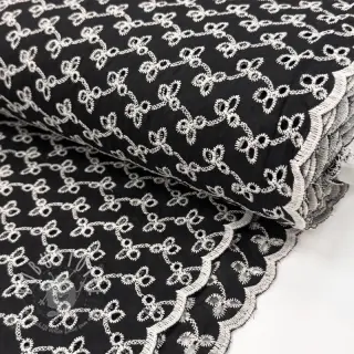 Baumwollstoff EMBROIDERY Rosemary black