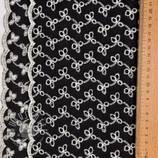 Baumwollstoff EMBROIDERY Rosemary black