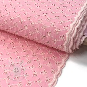 Baumwollstoff EMBROIDERY Rosemary rose