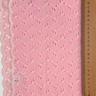 Baumwollstoff EMBROIDERY Rosemary rose