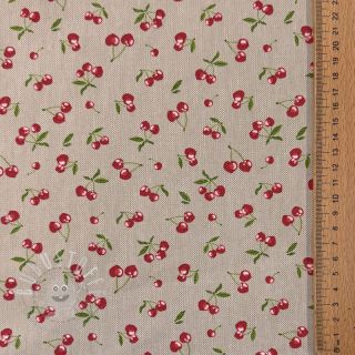 Dekostoff Linenlook Griotte multico