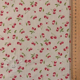Dekostoff Linenlook Griotte multico