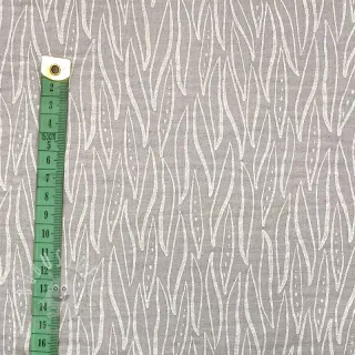 Double gauze/musselin Leaves light grey
