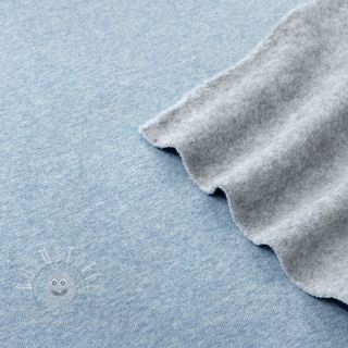 Sweat kuschel JOGGING blue melange