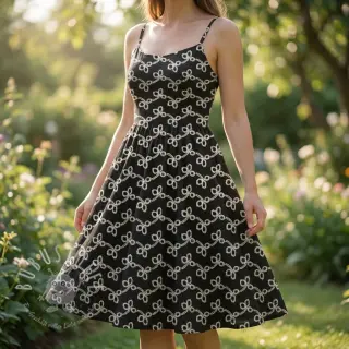 Baumwollstoff EMBROIDERY Rosemary black