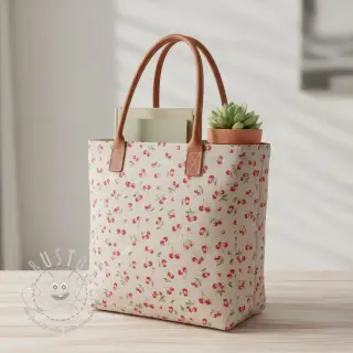 Dekostoff Linenlook Griotte multico