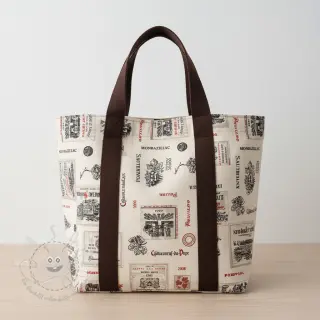 Dekostoff Linenlook Vincennes rouge