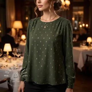 Viskosestoff LUREX dark green