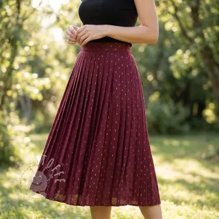 Viskosestoff LUREX burgundy