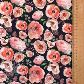 Jersey Roses navy digital print
