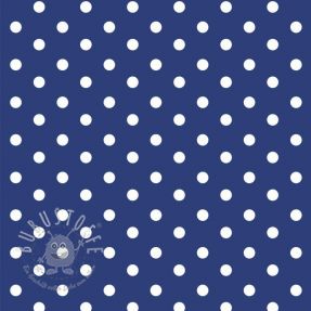 Baumwollstoff Dots cobalt