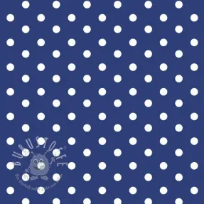 Baumwollstoff Dots cobalt