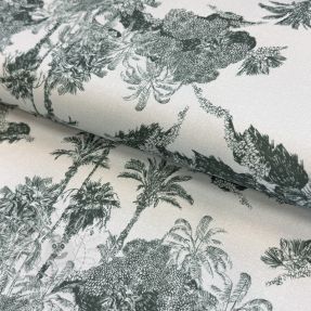 Dekostoff Forest green digital print