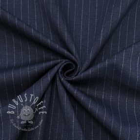 Damenkostümstoff VICENZA Pinstripe navy