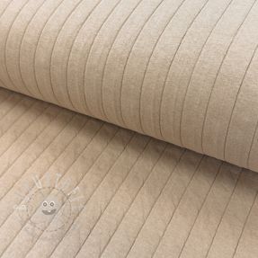 Jersey QUILT Stripe sand
