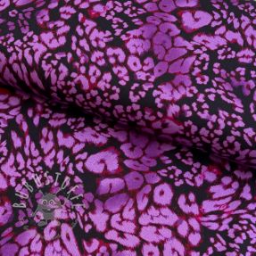 Viskosestoff ROSELLA STRETCH Animals purple