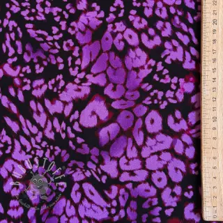 Viskosestoff ROSELLA STRETCH Animals purple