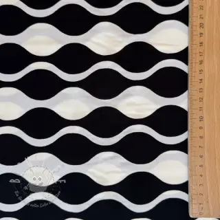 Viskosestoff ECOVERO Abstract black ecru