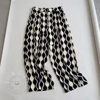 Viskosestoff ECOVERO Abstract black ecru