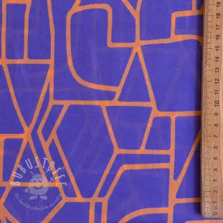 Baumwollstoff VOILE NERIDA HANSEN Town blue