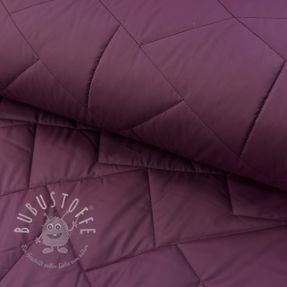 Steppstoffe Geometric burgundy