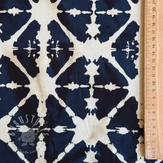 Baumwollstoff BATIK navy