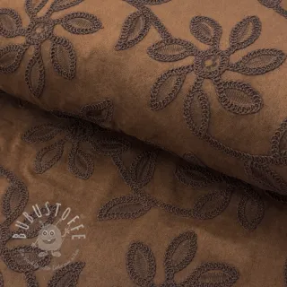 Suede stretch Amalia brown