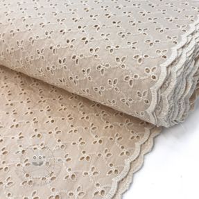 Baumwollstoff EMBROIDERY Rosemary beige
