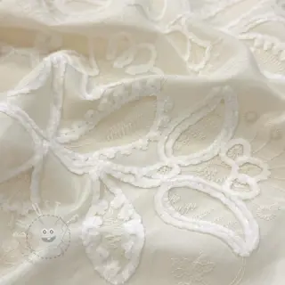 Baumwollstoff EMBROIDERY Chenille Manon design B
