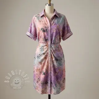 Feincord TIE DYE 21W Catchy design B