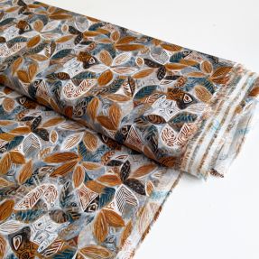 Viskosestoff RAYON POPLIN Floral design E