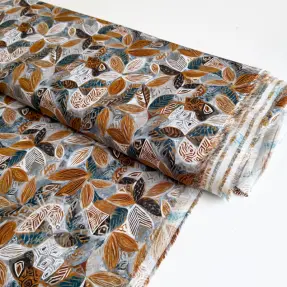 Viskosestoff RAYON POPLIN Floral design E