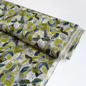 Viskosestoff RAYON POPLIN Floral design D