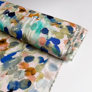 Viskosestoff RAYON POPLIN Bouncy design D