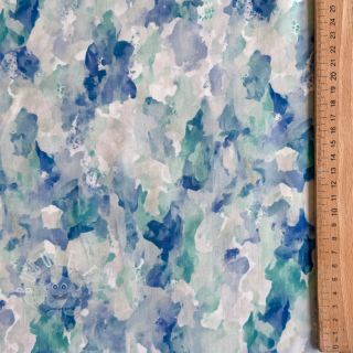 Viskosestoff RAYON POPLIN Faded spots design C