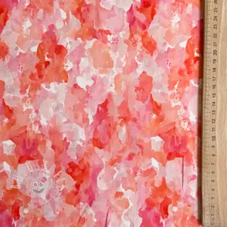 Viskosestoff RAYON POPLIN Faded spots design D