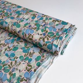 Viskosestoff RAYON POPLIN Simplistic flowers design C