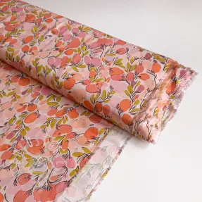Viskosestoff RAYON POPLIN Simplistic flowers design A