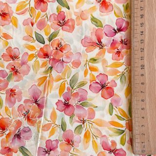 Viskosestoff RAYON POPLIN Love design E