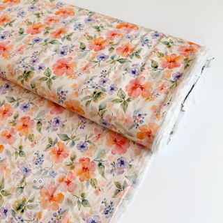 Viskosestoff RAYON POPLIN Love design D