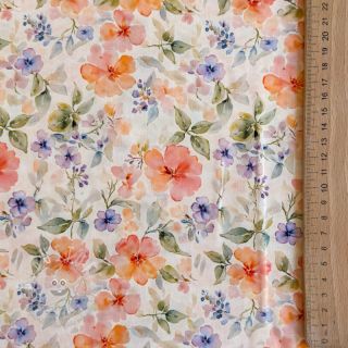 Viskosestoff RAYON POPLIN Love design D