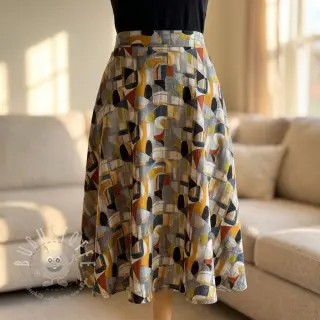 Viskosestoff RAYON POPLIN Leona design D