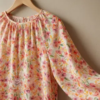 Viskosestoff RAYON POPLIN Love design E