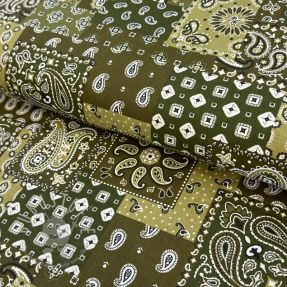 Baumwollstoff Farwest kaki