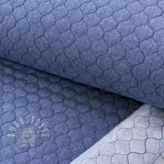 Steppstoffe JEANS dark blue