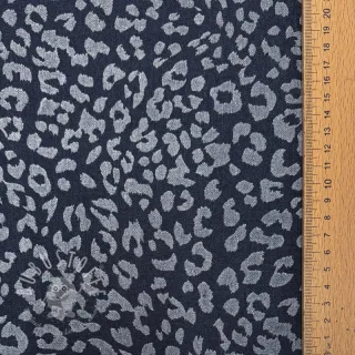 JEANS DENIM Leopard dark blue