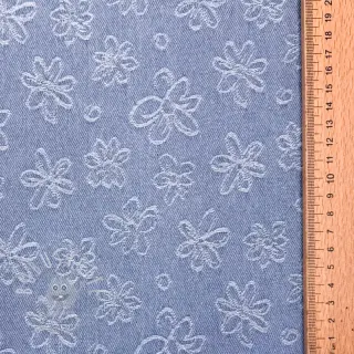 JEANS DENIM JACQUARD Flower light jeans