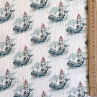 Double gauze/musselin Sweeties design A