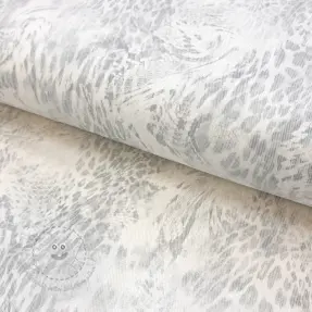 JEANS DENIM HEAVY Animal printed offwhite